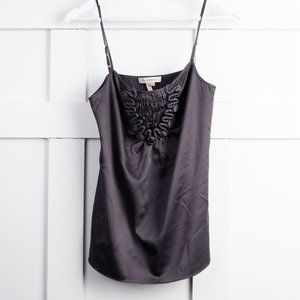 BCBGeneration purple grey satin-like tank top size S
